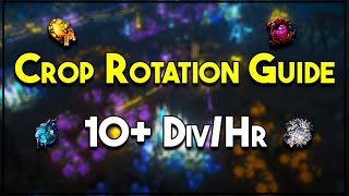 Make 10 DivinesHr Farming Harvest with Crop Rotation PoE 325 [upl. by Shing]