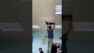 BEST PRANK 🤣‼️prank teacher reaction school students bluetoothspeaker popular [upl. by Viviene]