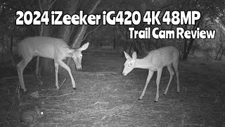 2024 iZeeker iG420 4K Solar Trail Camera Review [upl. by Calen]