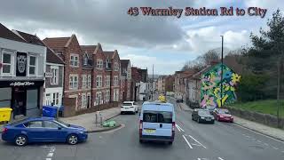 First bus Route No43 Warmley Station road to City CentreBristol [upl. by Otreblaug147]