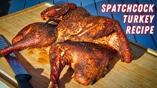 PERFECT Spatchcock Turkey on a Pellet Grill [upl. by Rior]