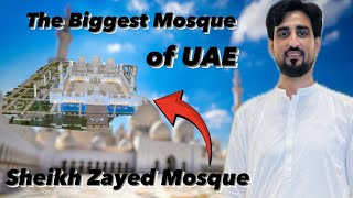 Sheikh zayed Grand Mosque😍  The Biggest Mosque of UAE😱  what is inside it navaizvlogs [upl. by Dole732]