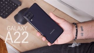 Samsung GALAXY A22  un smartphone à petit prix  Le TEST [upl. by Eanad971]