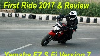 Yamaha FZ S Fi Version 2 Review and First Ride 2017 [upl. by Gowrie]