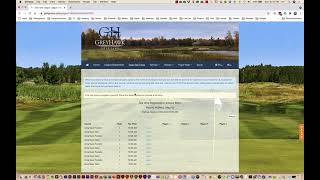 Tee Time Booking Using Golf Genius [upl. by Shira]