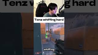 Tenz whiffing hard on sova 😂😂valorant tenzmoment kyedaereact whiffing shorts [upl. by Filmore]