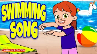 Swimming Song ♫ Brain Breaks ♫ Action Songs ♫ Movement Songs ♫ Kids Songs by The Learning Station [upl. by Ettecul552]