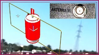 Antena dibujo y medidas✅CAD HD➡️Como hacer una antena para TV [upl. by Areik353]