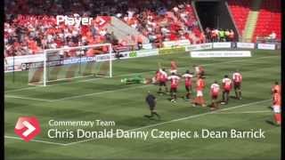 Doncaster Rovers v Blackpool Highlights [upl. by Balliett]