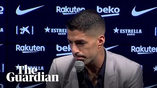 Emotional Luis Suárez bids farewell to Barcelona An era is over [upl. by Enelrahc859]