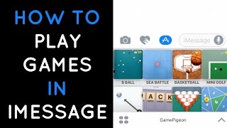 How to play games on Imessage  Game pigeon APP [upl. by Creamer]