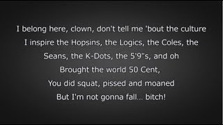 Eminem  Fall Lyrics [upl. by Secnarf]