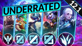 15 MOST UNDERRATED Champions of ALL ROLES in PATCH 121  LoL Tier List Guide [upl. by Rovert730]