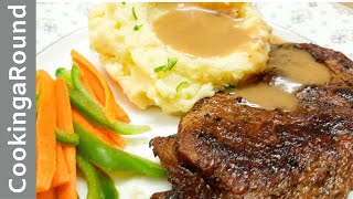 Best Pan Pan Fried Steak Recipe [upl. by Hafler280]