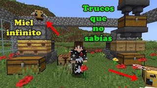 Como hacer Granja de Miel Automatica Minecraft e Apiario Infinitos [upl. by Kahn707]