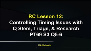 Perform RC Faster  LSAT Reading Comprehension Lesson 12 [upl. by Samy]