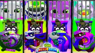 TALKING TOM HERO DASH  COLOUR REACTION WORLD  ALL SUPER HEROES ONE BY ONE FIGHT THE MASTER RACCOON [upl. by Vick458]