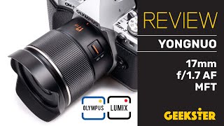 Review YN 17mm F17 ฟิกส์ออโต้ ระยะใช้ง่าย ราคาน่ารัก Olympus  Lumix m43  Yongnuo Lens รีวิว [upl. by Fein]