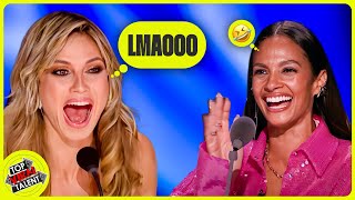 Judges LAUGHING OUT LOUD 😂 FUNNIEST Auditions On AGT And BGT [upl. by Eerak]