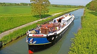 A Luxury Hotel Barge Cruise on LArt de Vivre in Burgundy [upl. by Sumer]