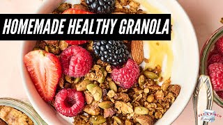 Homemade Healthy Granola [upl. by Waldner]