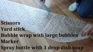 Cheap bubble wrap is effective way to insulate your windows and save heat without spending all day [upl. by Bottali]