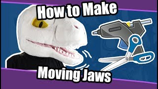 Tutorial 44 Moving Jaw on Foam Fursuit Heads [upl. by Mozza]