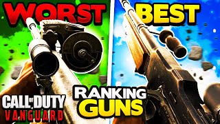 Vanguard BEST GUNS ranking from WORST to BEST Best Class Setups [upl. by Paehpos]