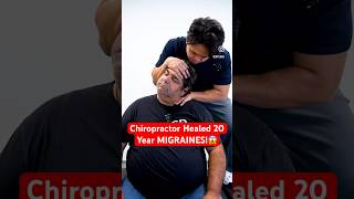 Chiropractor Healed 20 Year MIGRAINES😱 chiropractic asmr trending shorts [upl. by Eustashe]