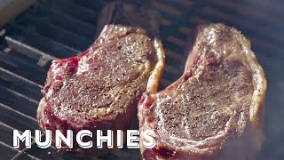 The Secret To Grilling a RibEye Steak Over an Open Fire  How To [upl. by Eindys561]