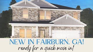 5BD3BR New Construction Home for Sale in Fairburn GA [upl. by Ainak]