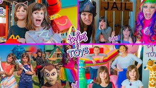 Kate and Lilly Favorite Videos with Princess Lollipop Sunshine and the Pirate Witch [upl. by Korey]