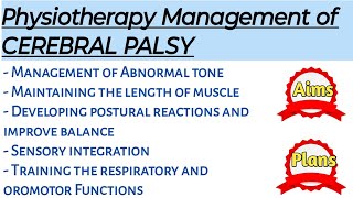 Physiotherapy Management of Cerebral palsy [upl. by Armitage]