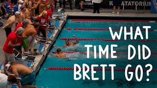 Brett Hawke’s First 50 Free in 18 Years [upl. by Matazzoni122]