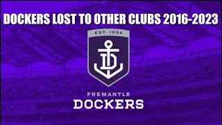 Freo Players Lost To Other Clubs 20162023 [upl. by Enilecram]