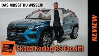 Skoda Kodiaq RS Facelift 2021 ALLES was DU wissen MUSST Review  Test  Sitzprobe  Motor  Preis [upl. by Byrn254]