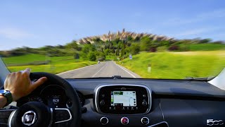 Relax Driving Italy 4k to Pienza 4k50fps HDR [upl. by Analiese447]