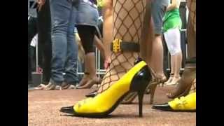 Models Race in Stilettos [upl. by Avika]