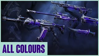 REAVER SKINS SHOWCASE ALL COLOURS  VALORANT REAVER COLLECTION [upl. by Heeley716]