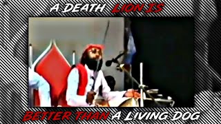 A Death Lion Is Better Than A Living Dog  Efx mrblackspidee palanibabaspeech [upl. by Enaed]