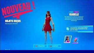 JACHÈTE nouveau SKIN Isabelle  émote sur Fortnite [upl. by Ultann]