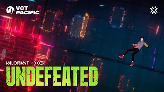 UNDEFEATED  XG amp VALORANT Official Music Video  VCT Pacific 2024 Song [upl. by Esille]