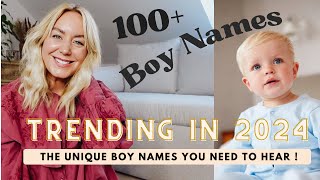 Over 100 Unique and Modern Baby Boy Names to Inspire You  rapid quick fire SJ STRUM [upl. by Nyleda]