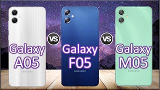 Samsung Galaxy M05 vs Samsung Galaxy A05 vs Samsung Galaxy F05 [upl. by Ahsait]