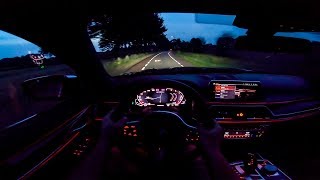 BMW M760Li 2020 V12 NIGHT DRIVE POV Ambient Lighting by AutoTopNL [upl. by Urbani118]