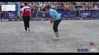 Final Petanque France Championship 2024 Women Single DURAND MALORIE vs VIGNERES EMILIE [upl. by Raman494]