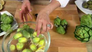 How to Cook Artichokes  Preparing and Making Baby Artichokes [upl. by Lougheed]