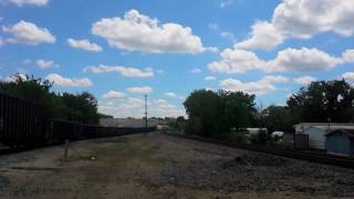 BNSF 7567 East Lockport Illinois [upl. by Norrej]