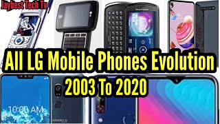 All LG Mobile Phones EvolutionHistory 2003 To 2020 [upl. by Nylarac]