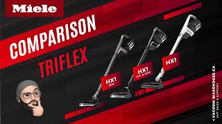 Miele Triflex HX1 Cordless Stick Model Comparison  Vacuum Warehouse Canada [upl. by Doubler]